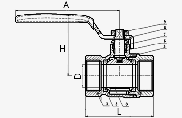 Wholesale 1/2 - 2 Inch Pn25 Cw617n Lever Handle Forged Brass Ball Valve Manufacturers