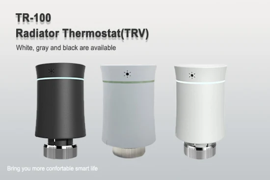 Беспроводной программируемый Smart Tuya Zigbee WiFi автоматический нагреватель Trv термостат радиаторный клапан